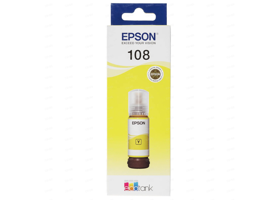 Картридж Epson 108 желтый (C13T09C44A)