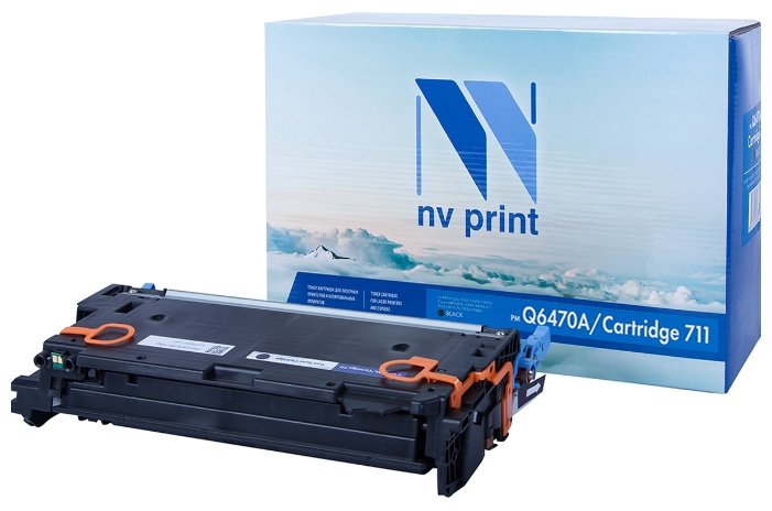 Картридж NV Print Q6470A/711