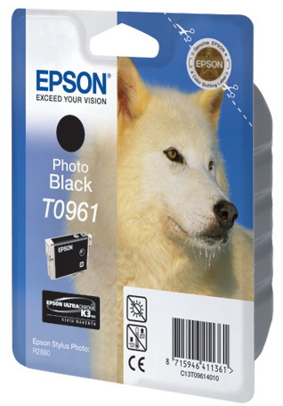 Картридж с черными фото чернилами Epson T0961 (C13T09614010)
