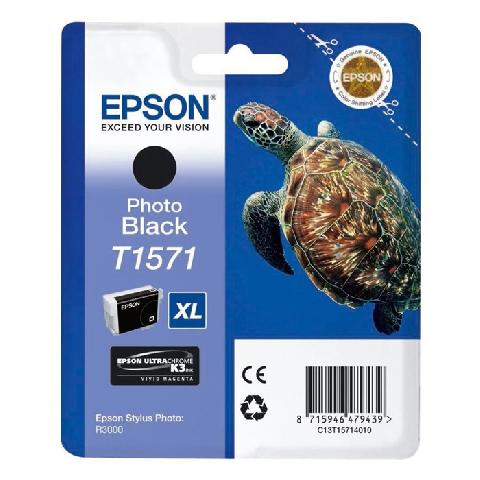 Картридж с черными фото чернилами Epson T1571 (C13T15714010)