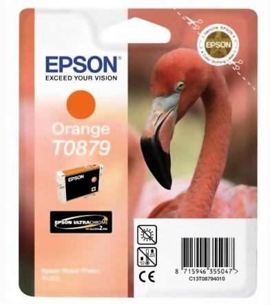Картридж с оранжевыми чернилами Epson T0879 (C13T08794010)