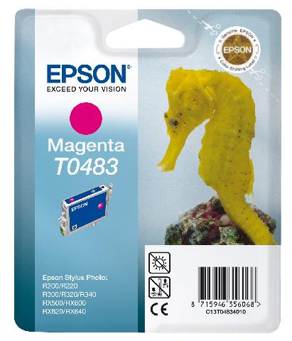 Картридж с пурпурными чернилами Epson T0483 для R200