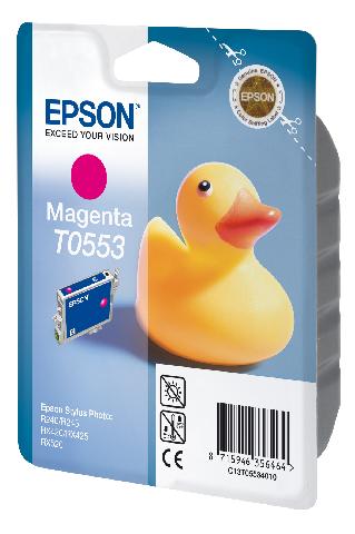 Картридж с пурпурными чернилами Epson T0553 для RX240