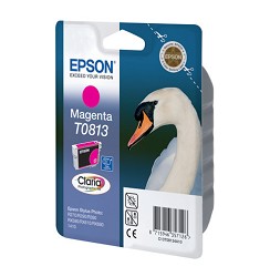 Картридж с пурпурными чернилами повышенной емкости Epson T0813 (C13T11134A10)