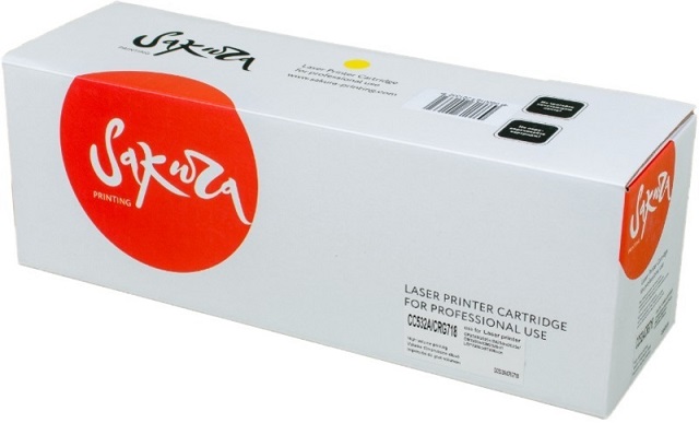 Картридж Sakura CC532A/CRG718Y