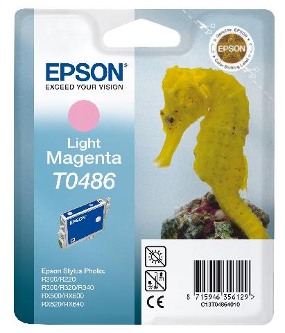 Картридж со светло-пурпурными чернилами Epson T0486 для R200
