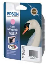 Картридж со светло-пурпурными чернилами повышенной емкости Epson T0816 (C13T11164A10)