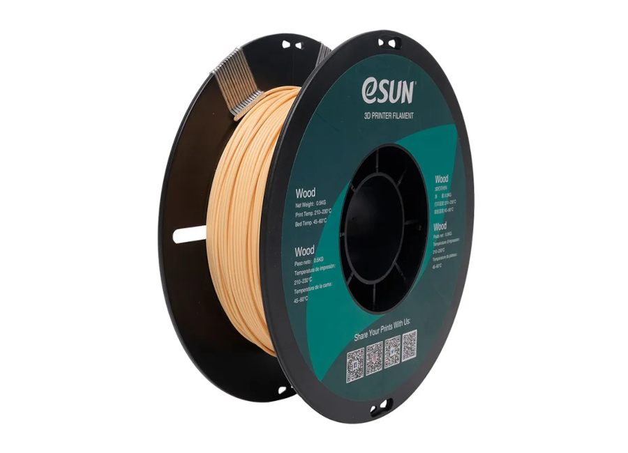 Катушка пластика Wood ESUN 1.75 мм 0.5 кг