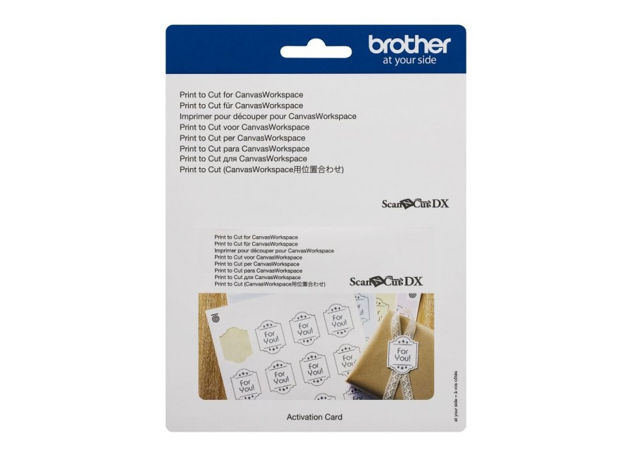 Код активации Print to Cut для Canvas Workspace Brother CADXPRNTCUT1