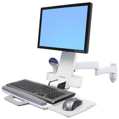 Комбо-крепление ручного типа Ergotron 200 белое (45-230-216)