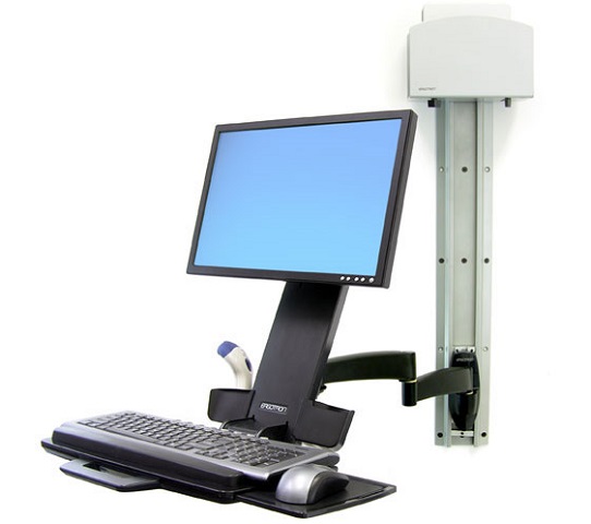 Комбо-крепление ручного типа Ergotron 200 черное (45-230-200)