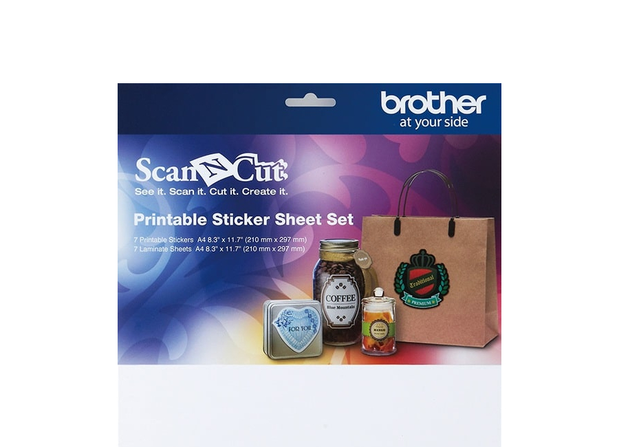 Комплект листов Brother CAPSS1 для печатных наклеек