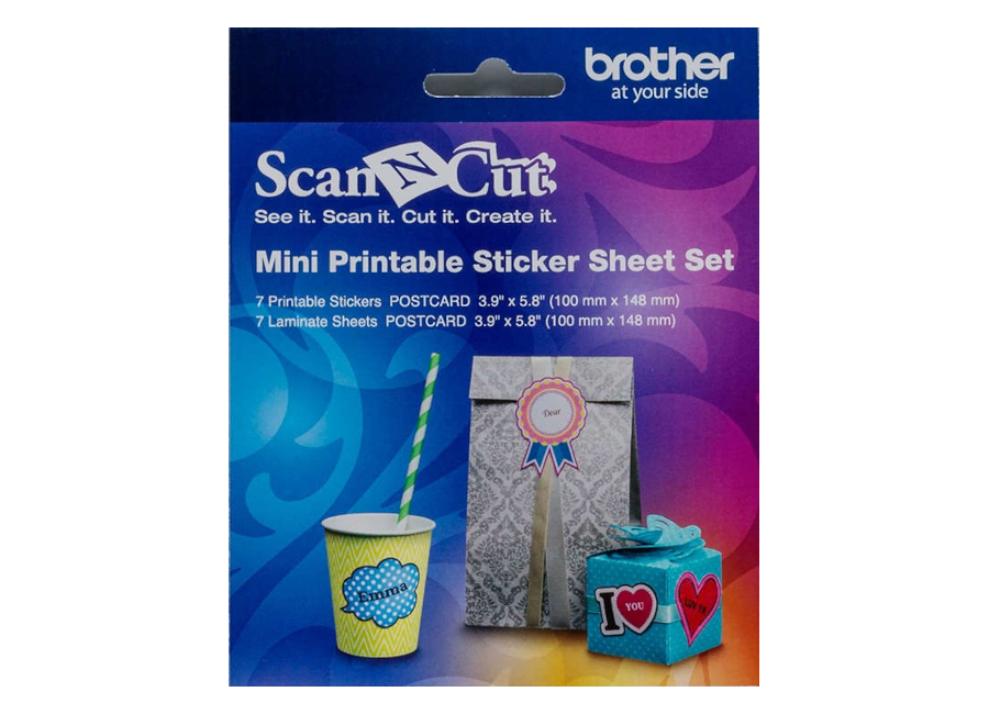 Комплект мини-листов Brother CAPSSMINI1 для печатных наклеек