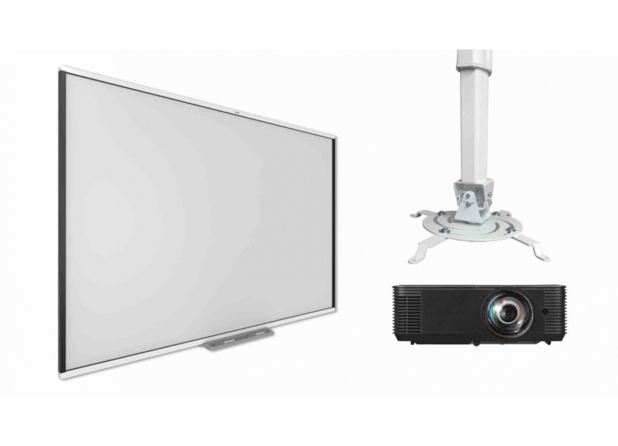 Комплект SBM777EXD102ST в составе: интерактивная доска SMART Board SBM777V с проектором EXD102ST и крепление DSM-14K