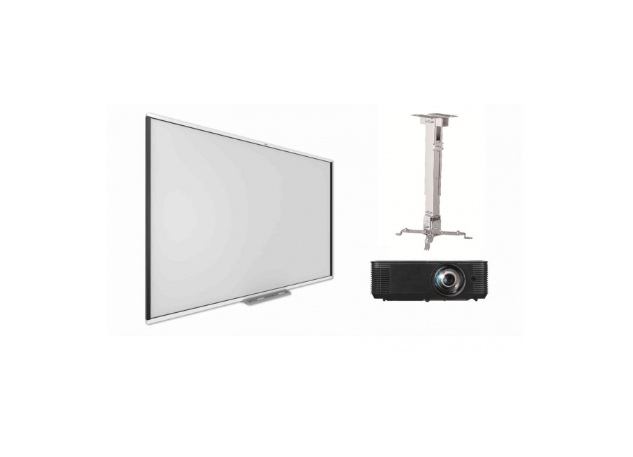 Комплект SBM787EXD201L в составе: интерактивная доска SMART Board SBM787V с проектором EXD201 и креплением DSM-2L