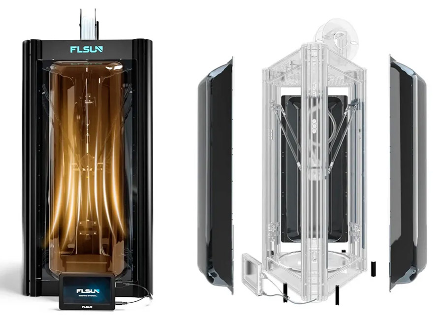 закрывающий рабочую область печати для 3D принтера FLSUN V400