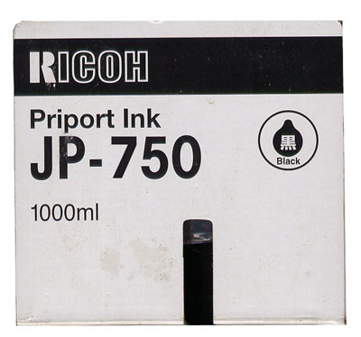 Краска черная Ricoh JP 750 (CPI-10)