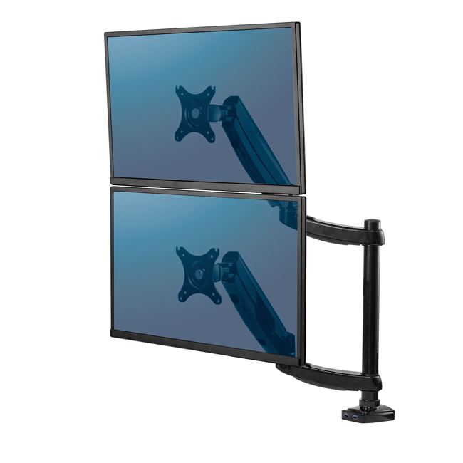 Кронштейн для 2 мониторов Fellowes Platinum Series