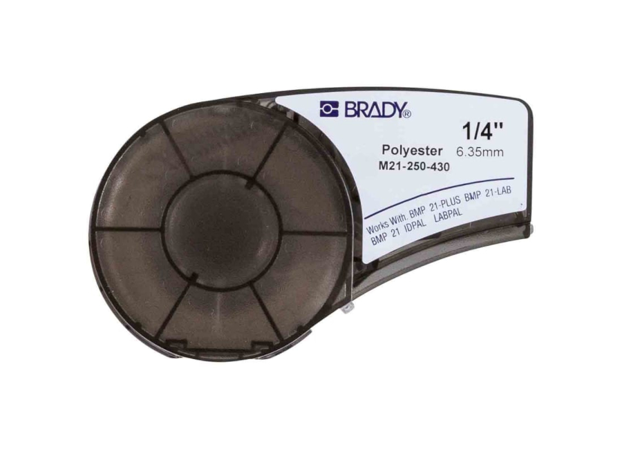 Лента Brady M21-250-430 черный на прозрачном