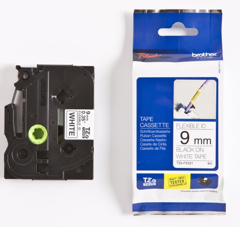 Лента для наклеек эластичная Brother TZE-FX221