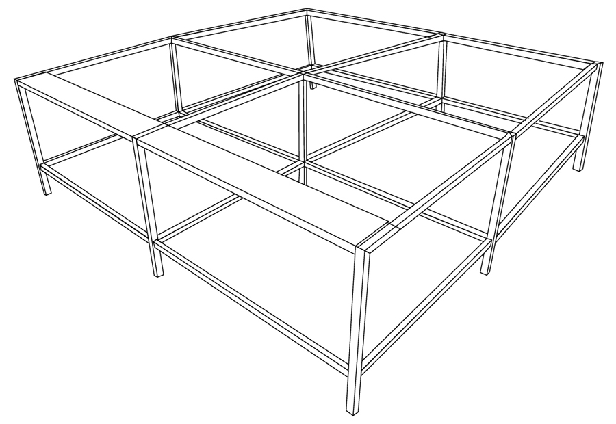 Малое расширение для стола Evolution Bench 190
