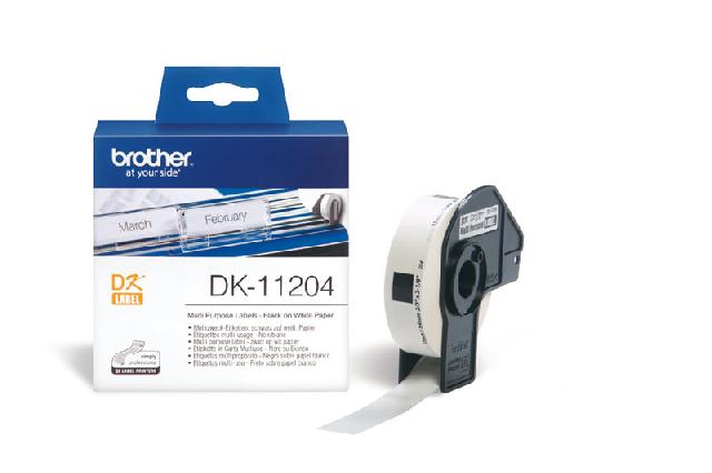 Многофункциональные наклейки Brother DK11204