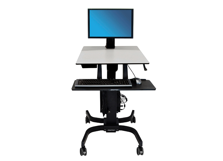 Мобильная стойка  Мобильное рабочее место для монитора до 24" Ergotron WorkFit-C Single LD Sit-Stand Workstation (24-215-085)