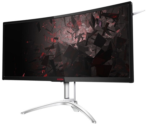 Монитор  35 AOC AGON AG352QCX silver black