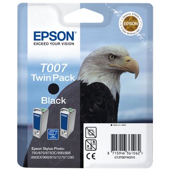 Набор из двух черных картриджей Epson T007 для SP870