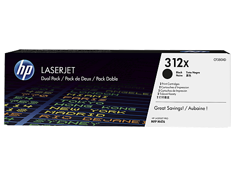 Набор картриджей HP 312X LaserJet (CF380XD)
