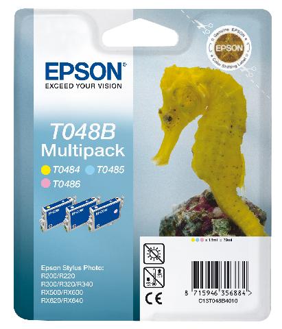 Набор цветных картриджей Epson T048B для R200