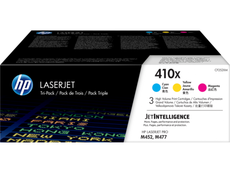 Набор цветных картриджей HP 410X (CF252XM)