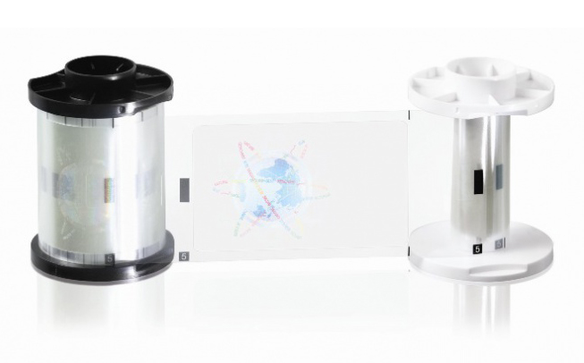 Несущая лента Fargo 84801 HDP Holographic Film с голограммой High Secure Orbit Design