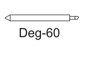 Нож Deg-60 для мелких деталей (угол 60) для плоттеров Graphtec
