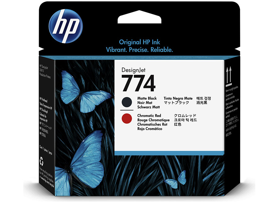 Печатающая головка HP №774 Designjet Matte Black & Chromatic Red (P2V97A)