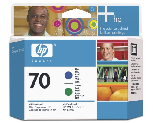 Печатающая головка HP Print Head №70 Blue & Green (Z3100) (C9408A)