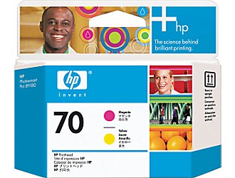Печатающая головка HP Print Head №70 Magenta & Yellow (Z2100/Z3100) (C9406A)