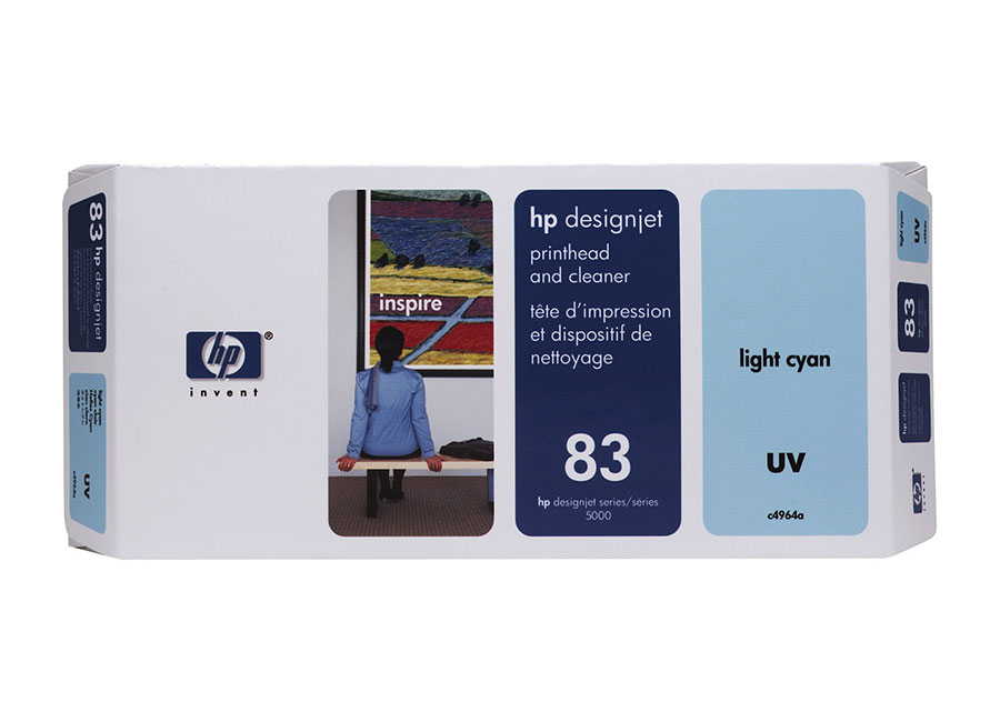 Печатающая головка и чистящая станция HP №83 Light Cyan (C4964A)