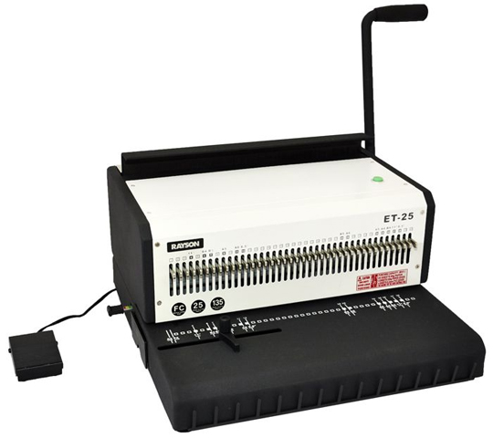 Переплетчик на металлическую пружину  Rayson ET-25
