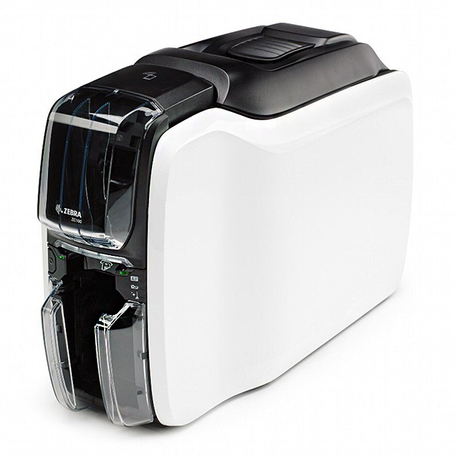 Принтер для пластиковых карт  Zebra ZC100 (USB