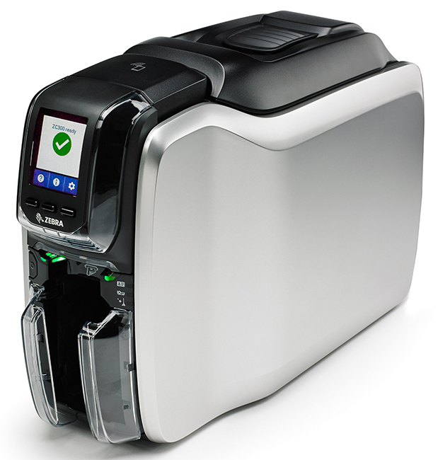 Принтер для пластиковых карт  Zebra ZC300 DS (USB