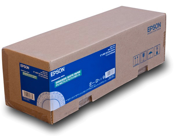 Рулонная бумага для плоттера с покрытием  Epson Enhanced Matte Paper 24 192 г/м2