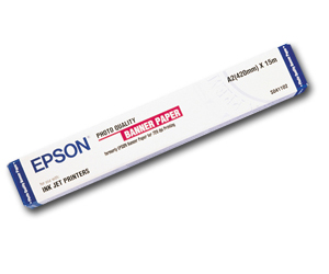 Рулонная бумага для плоттера с покрытием  Epson Photo Quality Banner Paper 102 г/м2