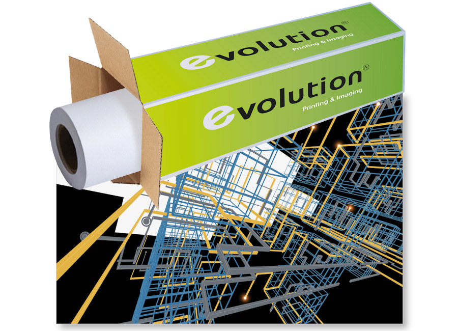 Рулонная бумага для плоттера с покрытием  Evolution Premium Coated Paper труйной печати