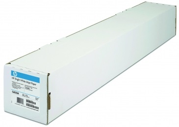 Рулонная бумага для плоттера с покрытием  HP Bright White Inkjet Paper Q1444A