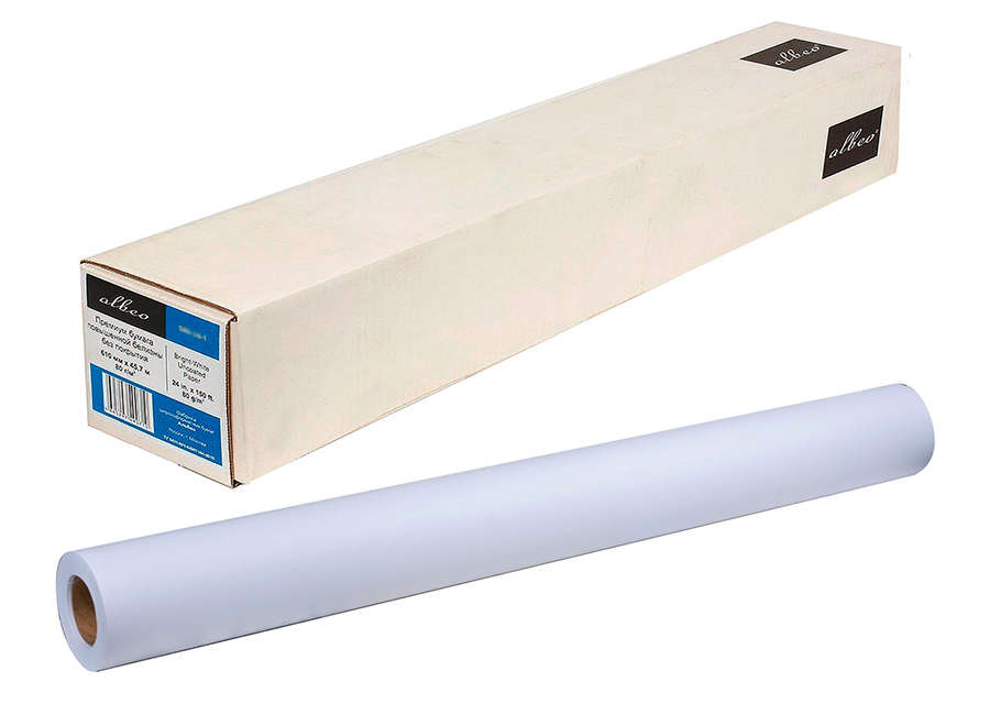 Рулонная пленка для печати  Albeo Gloss Polypropylene Paper 180 г/м2