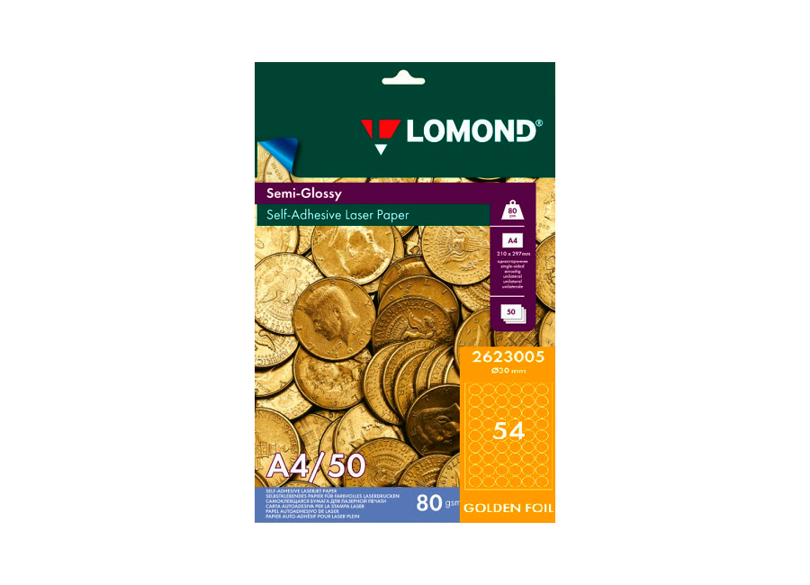 Самоклеящаяся бумага Lomond LAS для этикеток