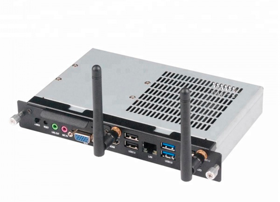 Слотовый OPS компьютер TeachTouch Intel Celeron 3855U/4G/128G SSD/Win10