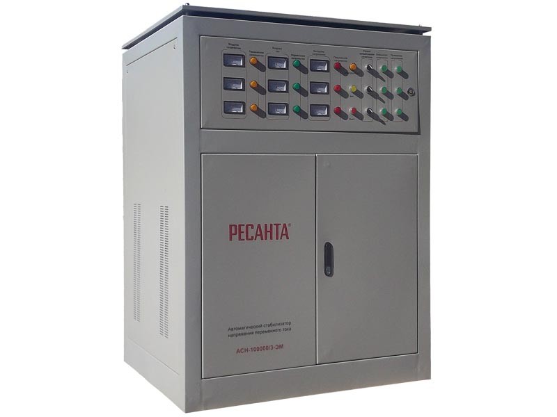 Стабилизатор напряжения  Ресанта АСН-100000/3-ЭМ