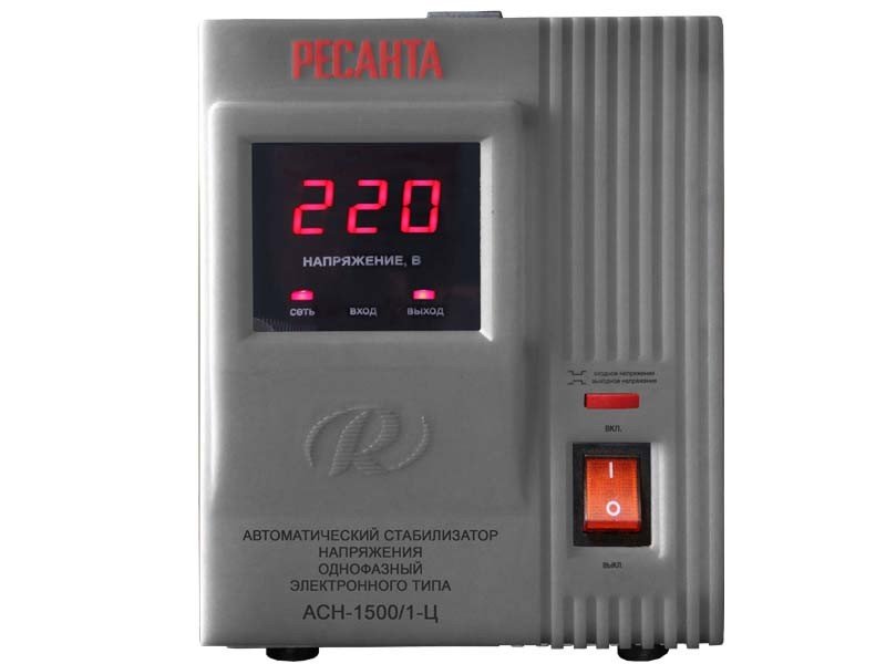 Стабилизатор напряжения  Ресанта АСН-1500/1-Ц